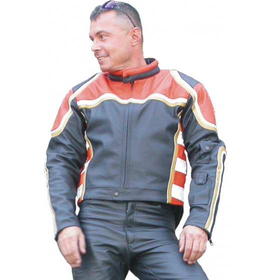 bunda F-M kožená na chopper