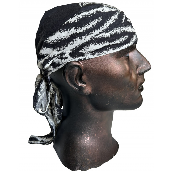 šátek na hlavu (čepička) bavlněný tygr