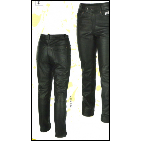 kalhoty 786-1527 Jeans kožené na chopper
