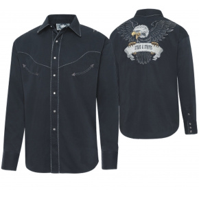 pánská westernová košile Black eagle