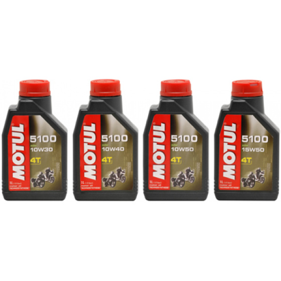 Motorový olej polosyntetický Motul 5100 Ester (10W40, 15W50)
