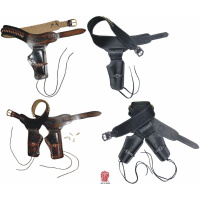 Westernový opasek s pouzdrem - holster