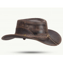 australský kožený klobouk Lyndon