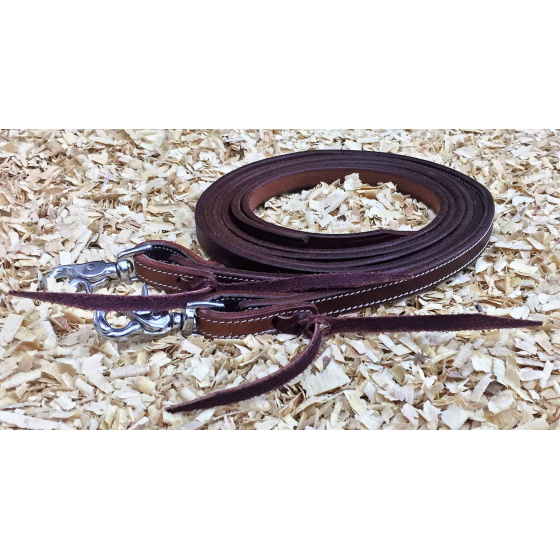 westernové kožené otěže GVR RE301 pony