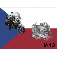 Vlaječka V13 česká+obr
