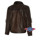 kožená bunda Rowdy