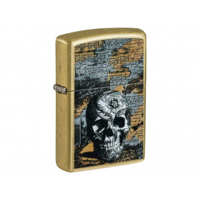 zapalovač Zippo Floral Skull
