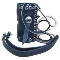 Držák nápoje BS kožený zdobení končak