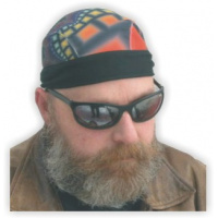 šátek na hlavu (čepička) techno