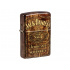 zapalovač Zippo Jack Daniels tumbled brass