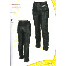 kalhoty 786-1528 Jeans Chopper (šněrování na boku) kožené