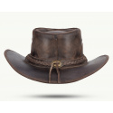 australský kožený klobouk Lyndon