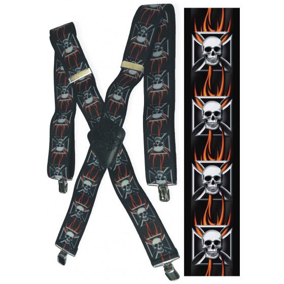 Kšandy 002 kříž-lebka