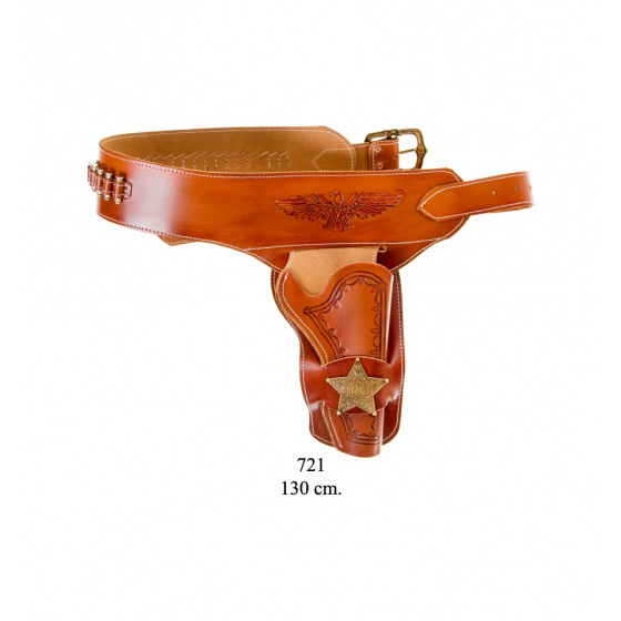 Westernový opasek s pouzdrem - holster