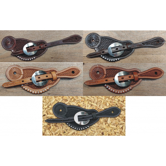 westernové řemínky k ostruhám GVR 300RBWH