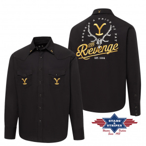 pánská westernová košile Yellowstone For Revenge