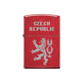 zapalovač Zippo Czech lion candy apple red