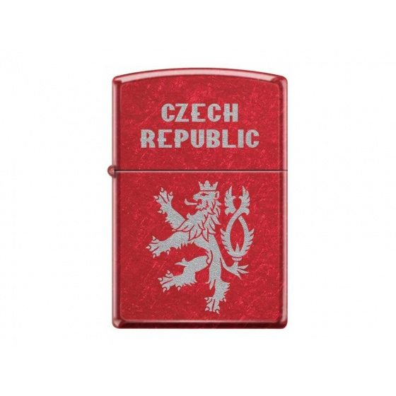 zapalovač Zippo Czech lion candy apple red