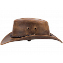 australský kožený klobouk Outback legend
