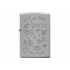 zapalovač Zippo Love broušený chrom