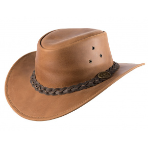 australský kožený klobouk Wigan