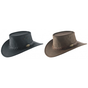 australský kožený klobouk Wallaroo