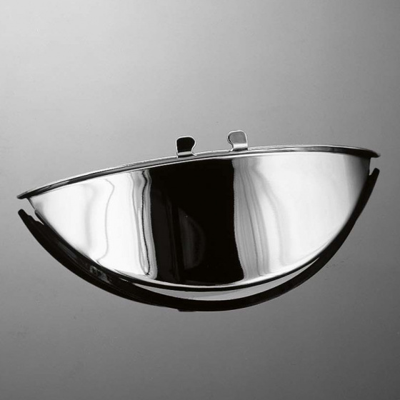 Štítek na světlo hladký, chrom