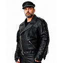 bunda F-JS kožená na chopper