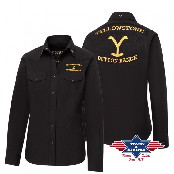 dámská westernová košile Yellowstone Dutton ranch