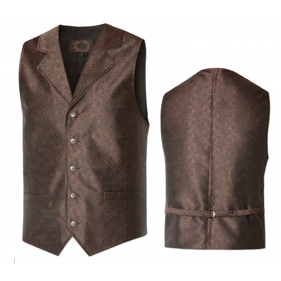 salónní westernová vesta Full House