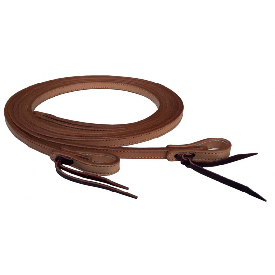 westernové kožené otěže zdvojené GVR DR 3/4" (1,9 cm)