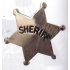 sheriffská hvězda SHERIFF stříbrná