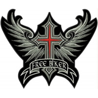 nášivka kříž free biker