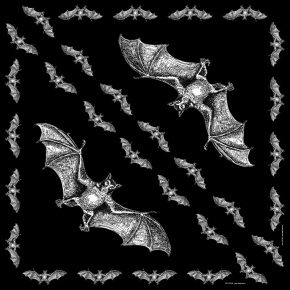 Šátek bavlna netopýr