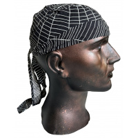 šátek na hlavu (čepička) bavlněný pavouk