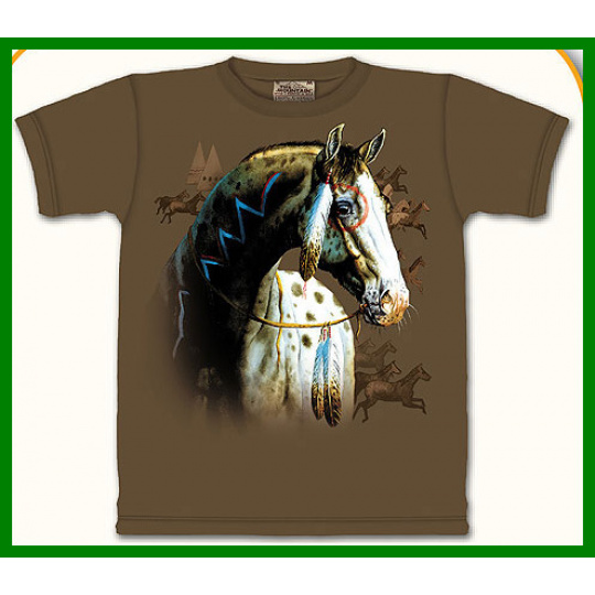 tričko s motivem painted pony
