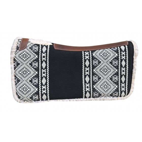 Podsedlová deka GVR Ergonomic felt+wool vzor