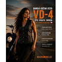 Dámská kožená vesta VD-4