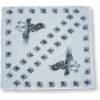 Šátek bavlna orel bílý