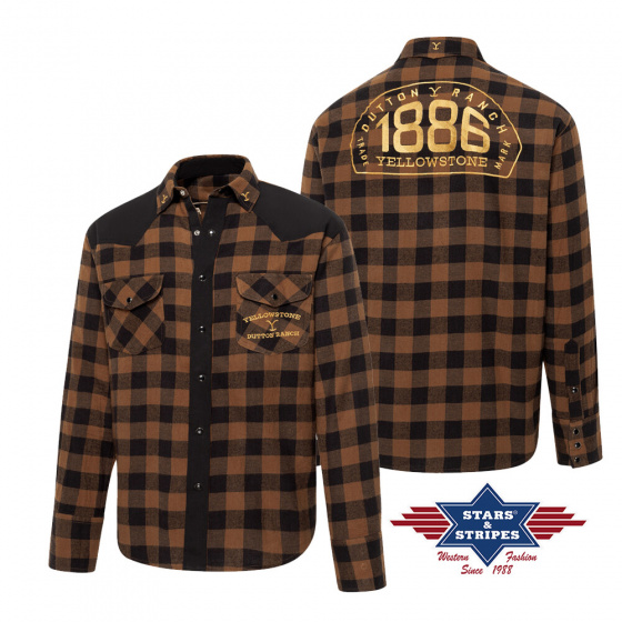 pánská westernová košile Yellowstone 1886