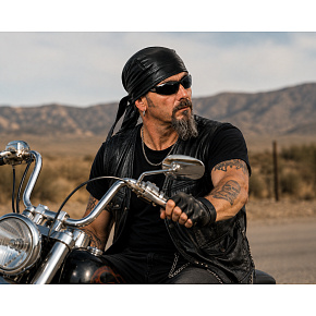 Kožený šátek Harley