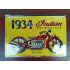 plechová tabulka Indian motorcycle 1934