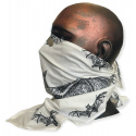 šátek na nos netopýr bílý