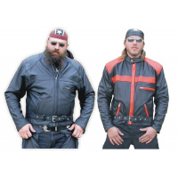 bunda F-B kožená na chopper