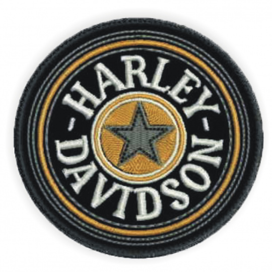 nášivka Harley-Davidson kolečko