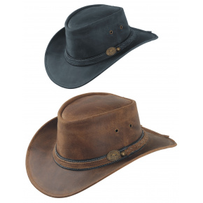 kožený klobouk Irving