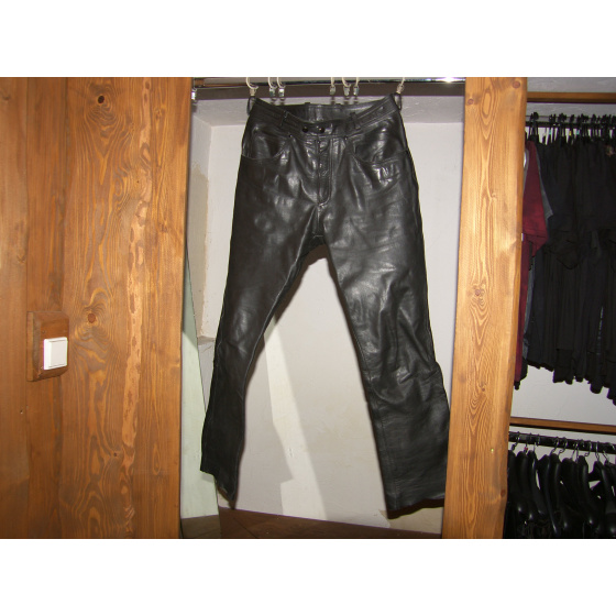 kalhoty kožené Twintek