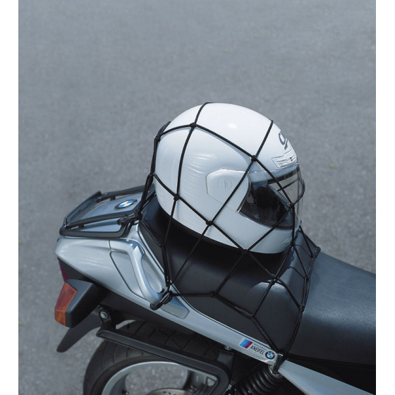 síťka na přilby, zavazadla, 40x40cm černá