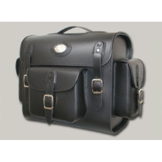 Brašna na opěrku spolujezdce kožená velká 56