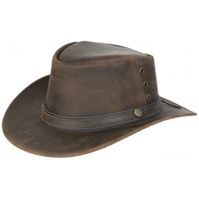 australský kožený klobouk Longford